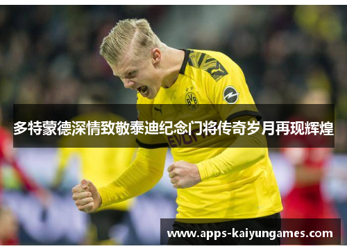 多特蒙德深情致敬泰迪纪念门将传奇岁月再现辉煌 多特蒙德深情致敬泰迪纪念门将传奇岁月再现辉煌